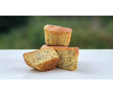 Low Carb Lemon Poppy Seed Muffins 4 Pack - Fresh Baked